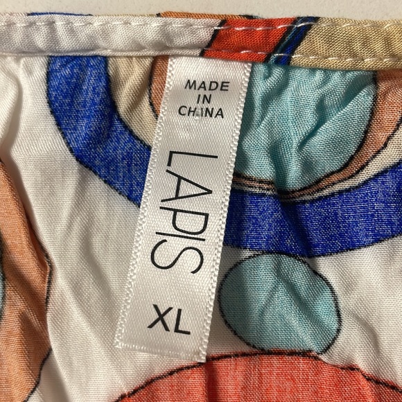 LAPIS Midi drees with multi colored polka dots - Picture 7 of 9